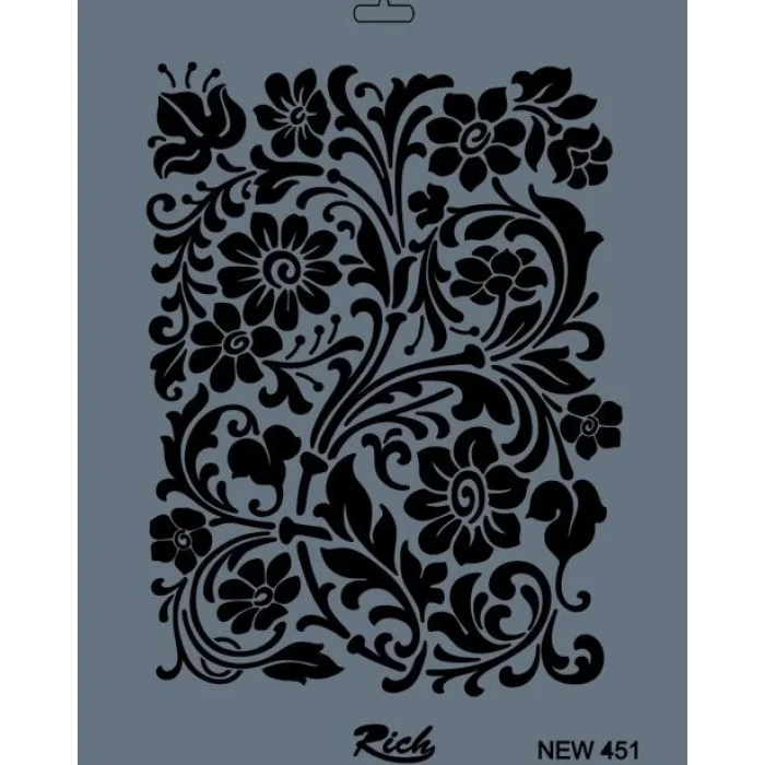 Supertrend Stencil Boyama Şablonu 25x35 cm. NEW-451