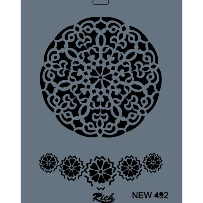 Supertrend Stencil Boyama Şablonu 25x35 cm. NEW-492