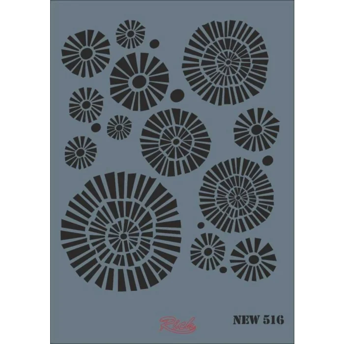 Supertrend Stencil Boyama Şablonu 25x35 cm. NEW-516