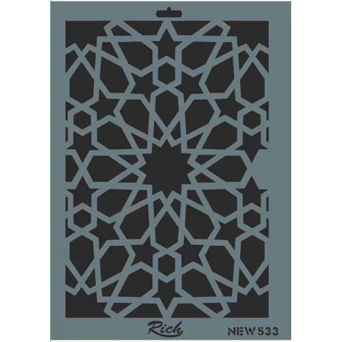 Supertrend Stencil Boyama Şablonu 25x35 cm. NEW-533