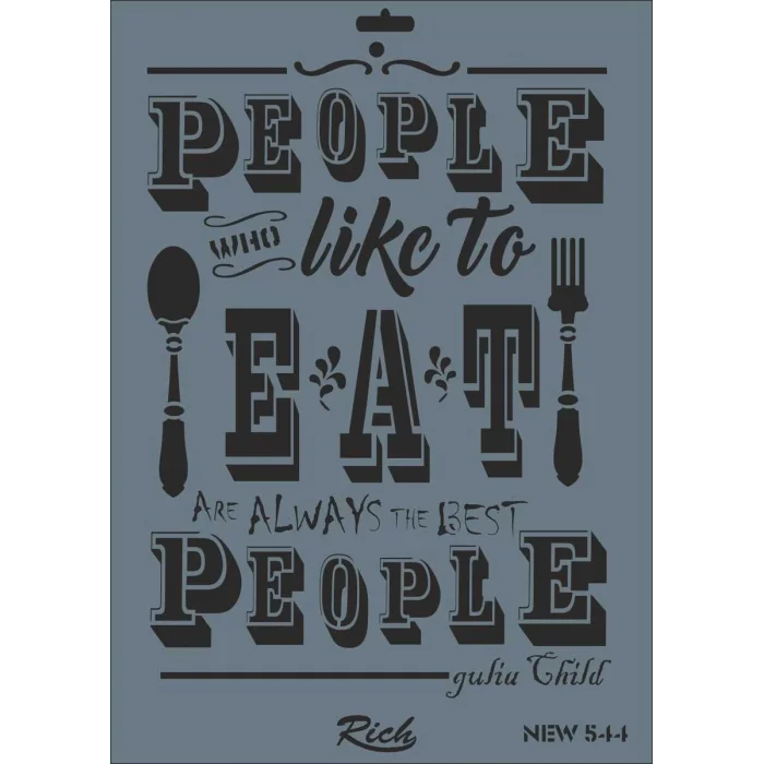 Supertrend Stencil Boyama Şablonu 25x35 cm. NEW-544