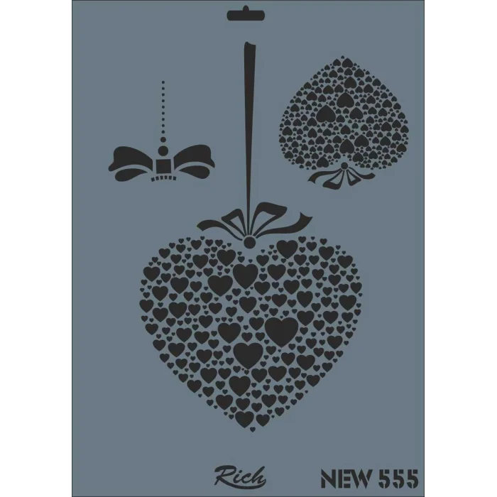 Supertrend Stencil Boyama Şablonu 25x35 cm. NEW-555