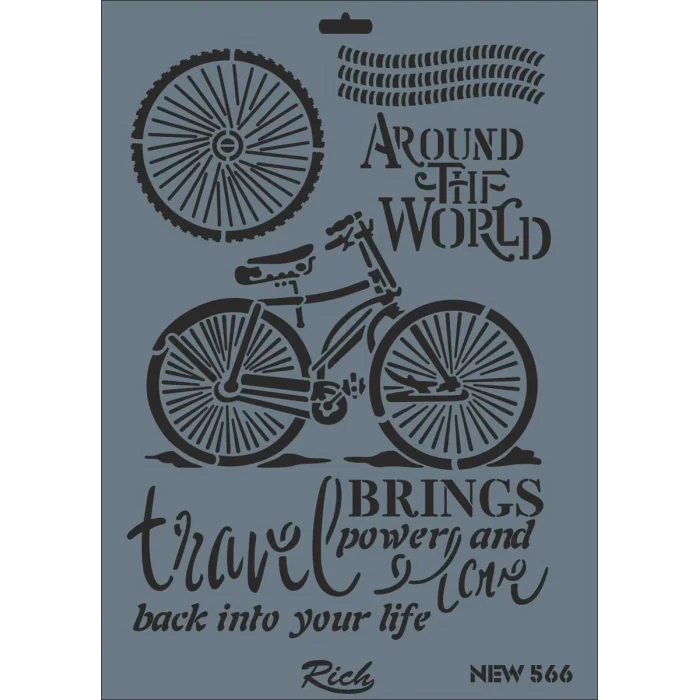 Supertrend Stencil Boyama Şablonu 25x35 cm. NEW-566