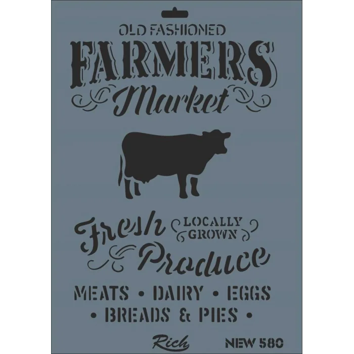 Supertrend Stencil Boyama Şablonu 25x35 cm. NEW-580