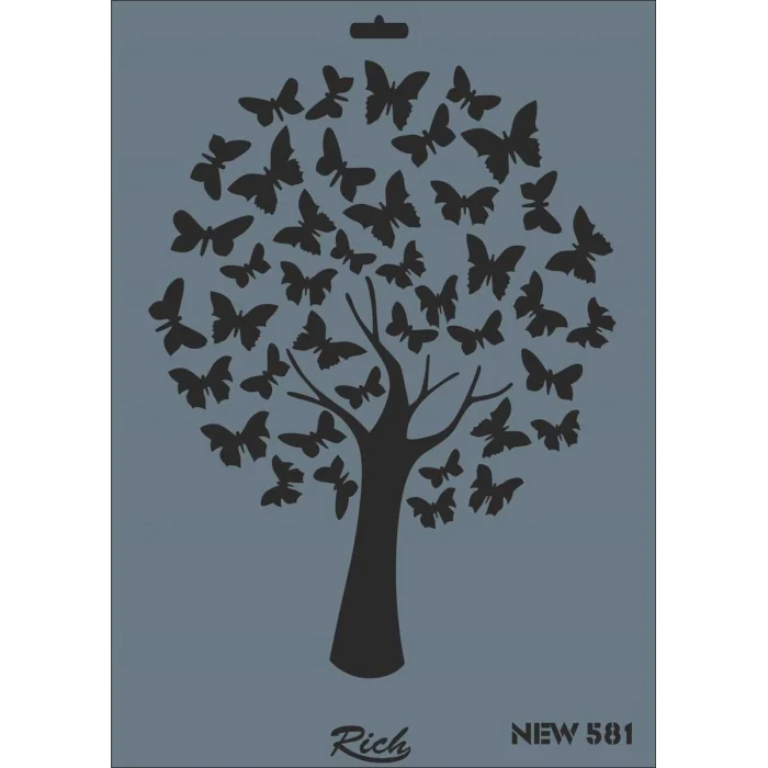 Supertrend Stencil Boyama Şablonu 25x35 cm. NEW-581