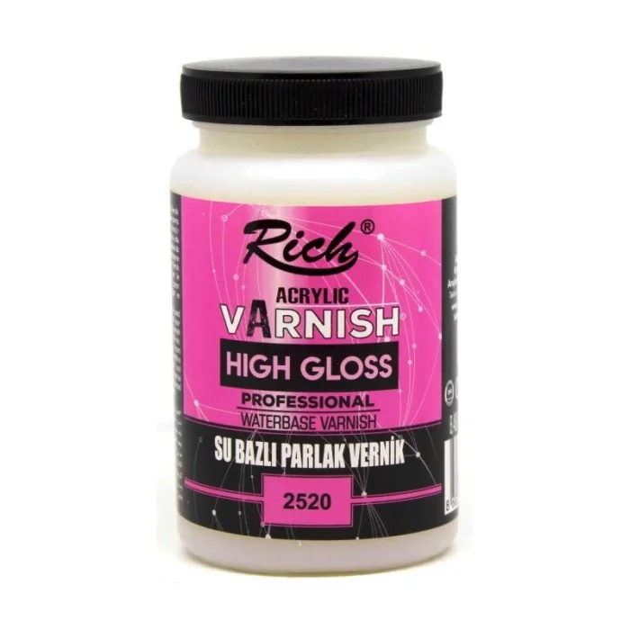 Supertrend Su Bazlı Vernik PARLAK (High Gloss Acrylic Varnish) 250 cc.