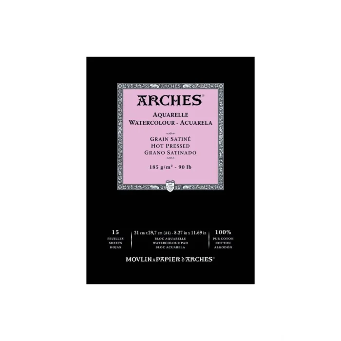 Supertrend Sulu Boya Defteri Blok Sıcak Baskı - Düz Doku 185 gr. 21x29 cm. 15 Yaprak