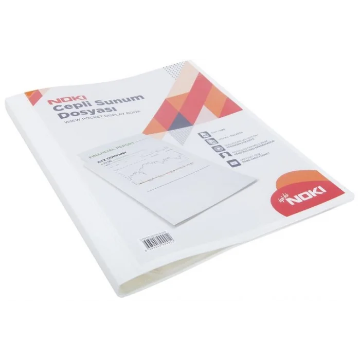 Supertrend Sunum Dosyası Önü Cepli 100lü Beyaz