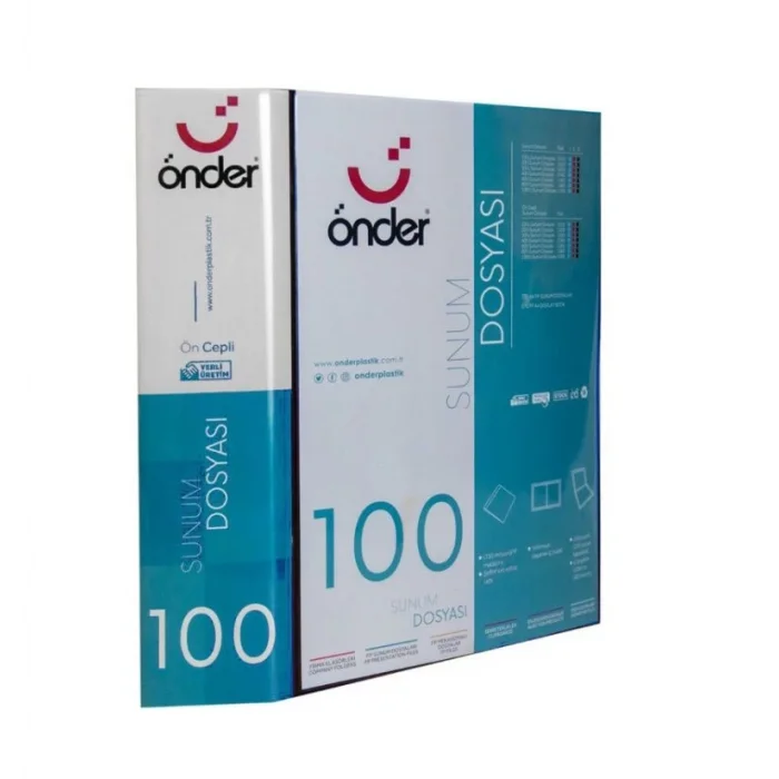 Supertrend Sunum Dosyası Önü Cepli A4 100lü SİYAH (1230-3)