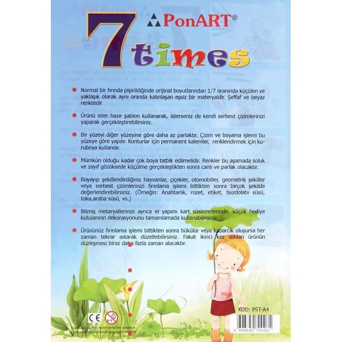 Supertrend - Supertrend 7Times Yedi Kat Küçülen Kağıt A4 2li Paket