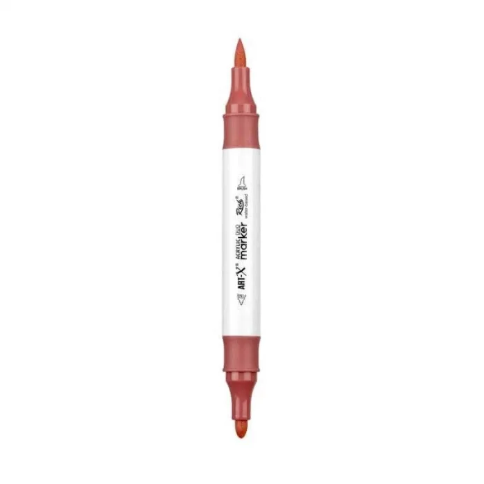 Supertrend Supertrend Acrylic Duo Marker Çift Uçlu Su Bazlı Boyama Markörü No:57 Erguvan