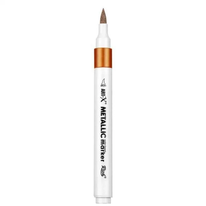 Supertrend Supertrend Acrylic Metallic Marker Su Bazlı Yaldızlı Boyama Markörü Metalik Bakır