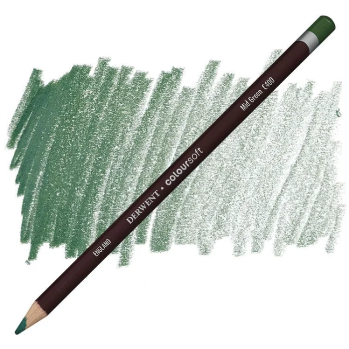 Supertrend Coloursoft Pencil Yumuşak Kuruboya Kalemi C400 Mid Green
