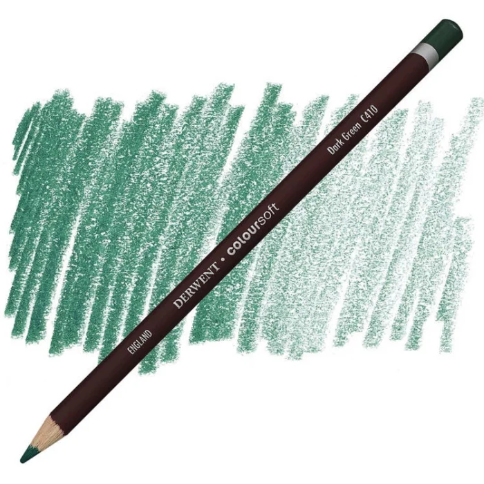 Supertrend Coloursoft Pencil Yumuşak Kuruboya Kalemi C410 Dark Green