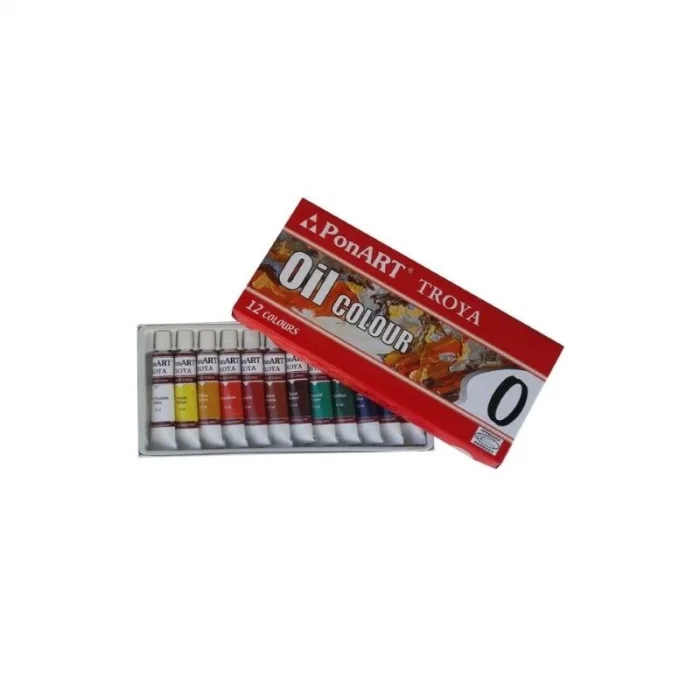 Supertrend - Supertrend Troya Yağlı Boya Seti 12 Renk x 12 ml.