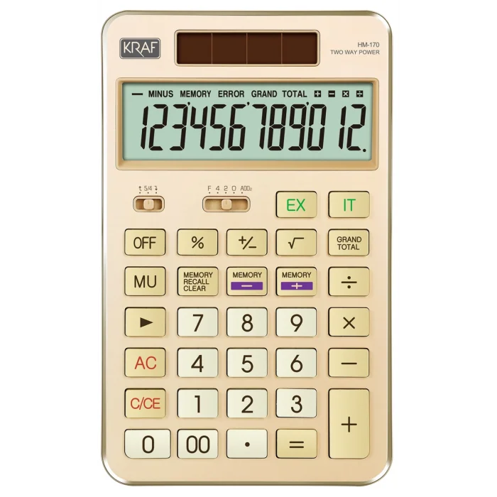 Supertrend Supertrendaüstü Hesap Makinesi 12 Hane GOLD