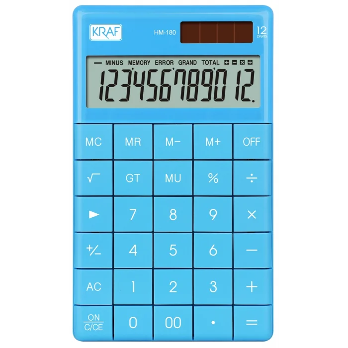 Supertrend Supertrendaüstü Hesap Makinesi 12 Hane MAVİ