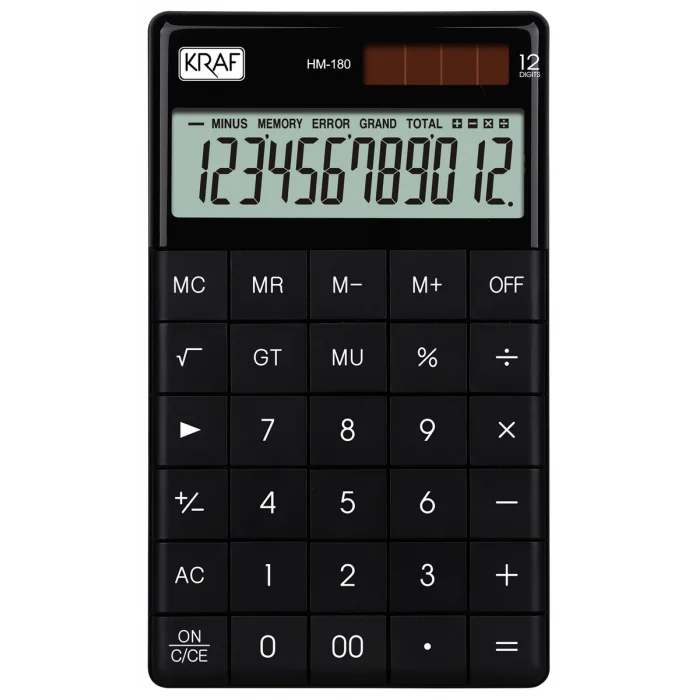 Supertrend Supertrendaüstü Hesap Makinesi 12 Hane SİYAH