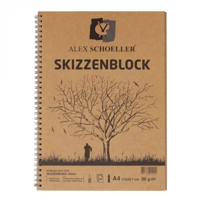 Supertrend Supertrendt Eskiz Çizim Defteri A4 Yandan Spiralli 90 gr. 60 yaprak