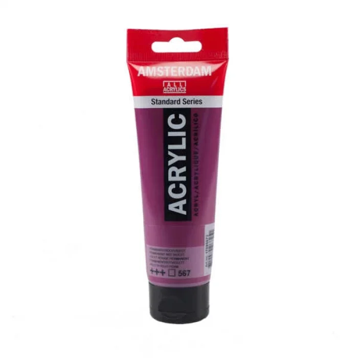 Supertrend Amsterdam Akrilik Boya 120 ml. 567 Permanent Red Violet