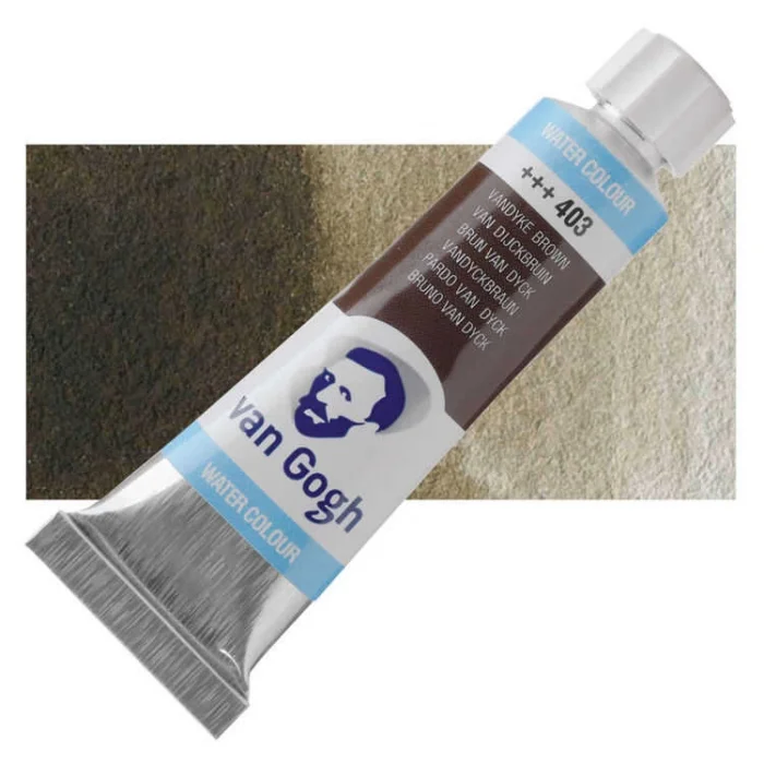 Supertrend Van Gogh 10 ml. Tüp Sulu Boya 403 Vandyke Brown