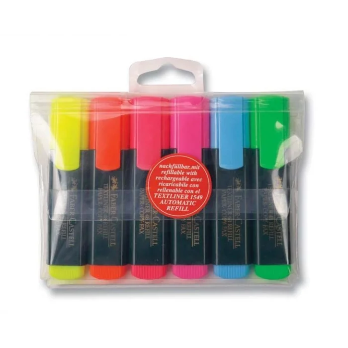Supertrend Textliner 48 Fosforlu İşaretleme Kalemi Seti 6 Renk