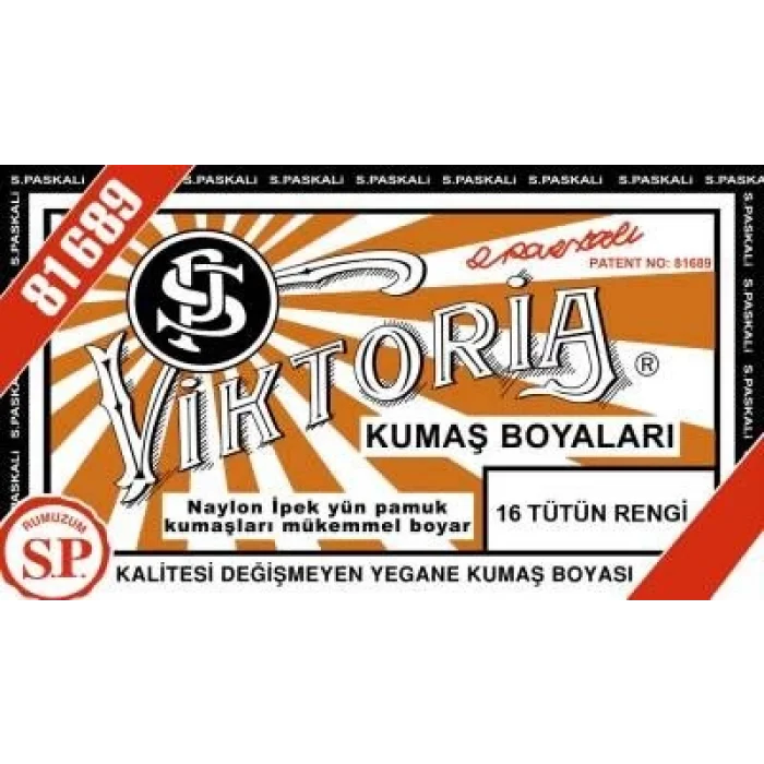 Supertrend Toz Kumaş Boyası 16 TÜTÜN RENGİ