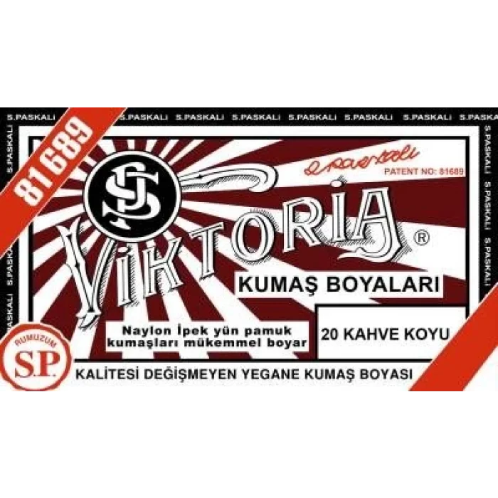 Supertrend Toz Kumaş Boyası 20 KAHVE KOYU