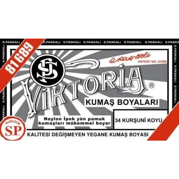 Supertrend Toz Kumaş Boyası 34 KURŞUNİ KOYU