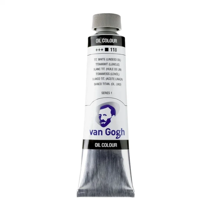 Supertrend Van Gogh Yağlı Boya 40 ml. 118 Titanium White (Linseed Oil)