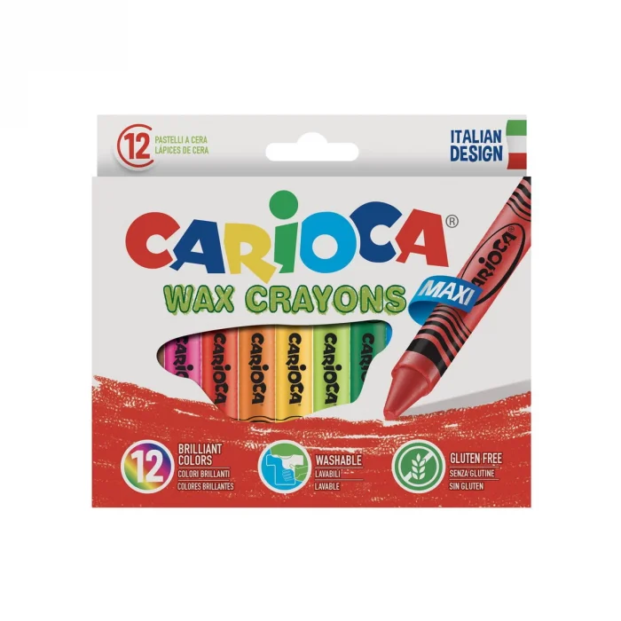 Supertrend Wax Crayons Maxi Yıkanabilir Jumbo Mum Boya 12 Renk