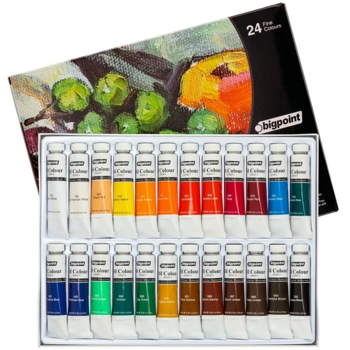 Supertrend Yağlı Boya Seti 24 Renk x 12 ml.