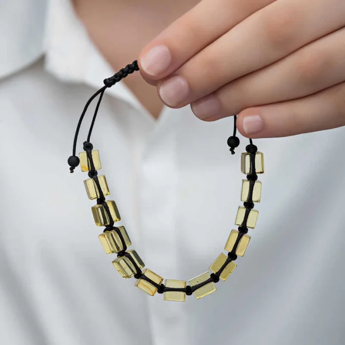 Supertrend Yetişkin Damla Kehribar Bileklik