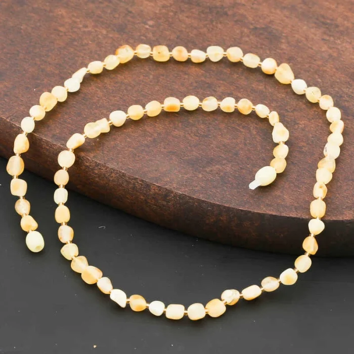 Supertrend Yetişkin Damla Kehribar Kolye