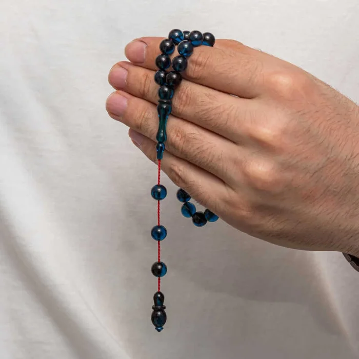 Supertrend Yuvarlak Sıkma Kehribar Tesbih