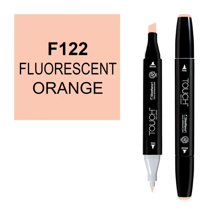 Touch Twin Marker Çizim Kalemi 122 Fluorescent Orange