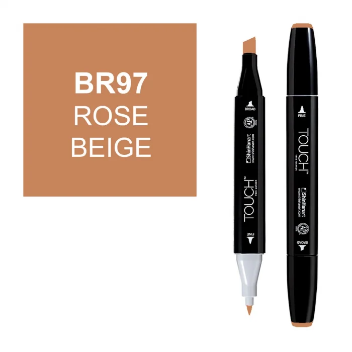 Touch Twin Marker Çizim Kalemi BR97 Rose Beige