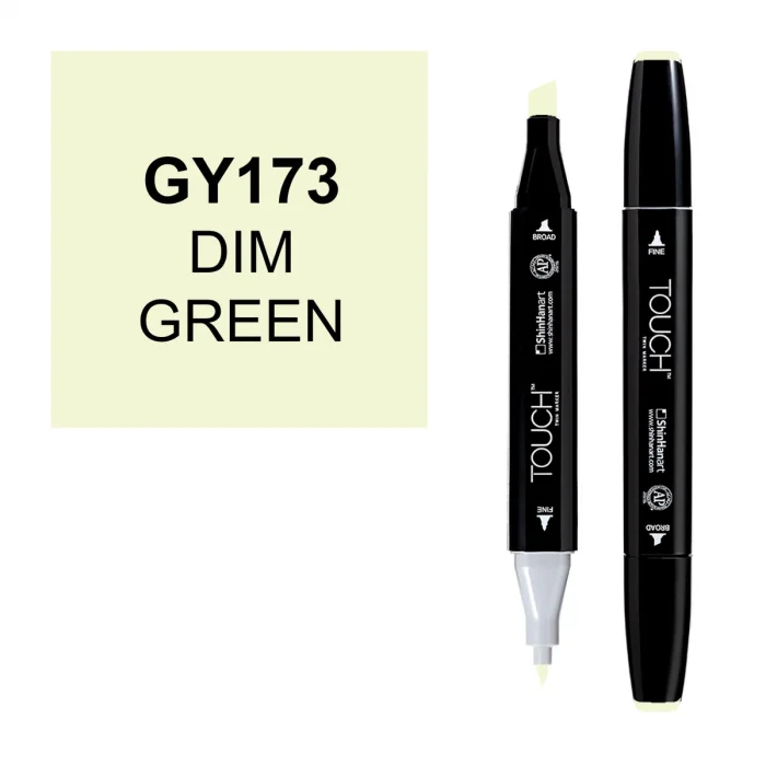 Touch Twin Marker Çizim Kalemi GY173 Dim Green