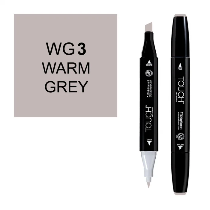 Touch Twin Marker Çizim Kalemi WG3 Warm Grey