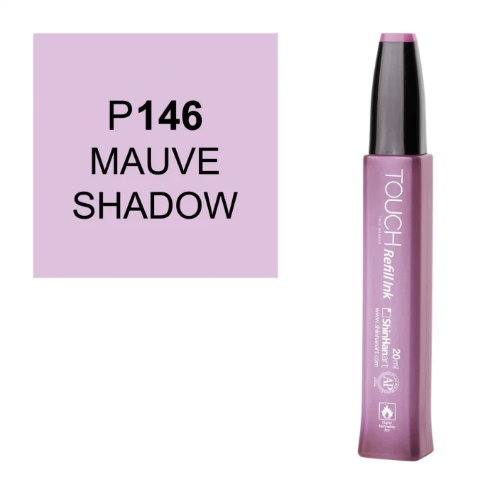 Touch Twin Marker Refill Alcohol Ink Alkol Bazlı Mürekkep 20 ml. P146 MAUVE SHADOW