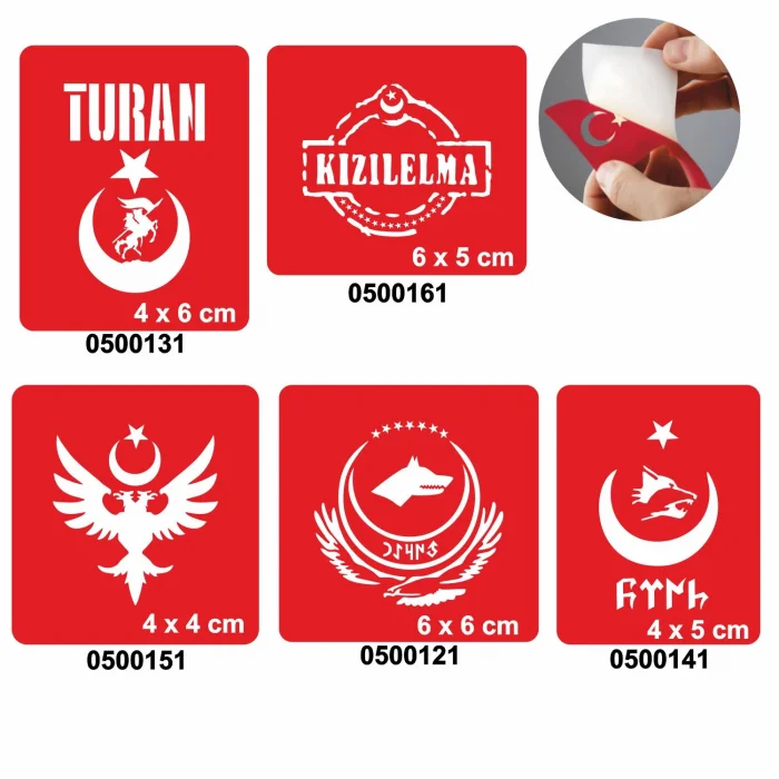 Türklük Modelleri Dövme Şablonu Kına Deseni