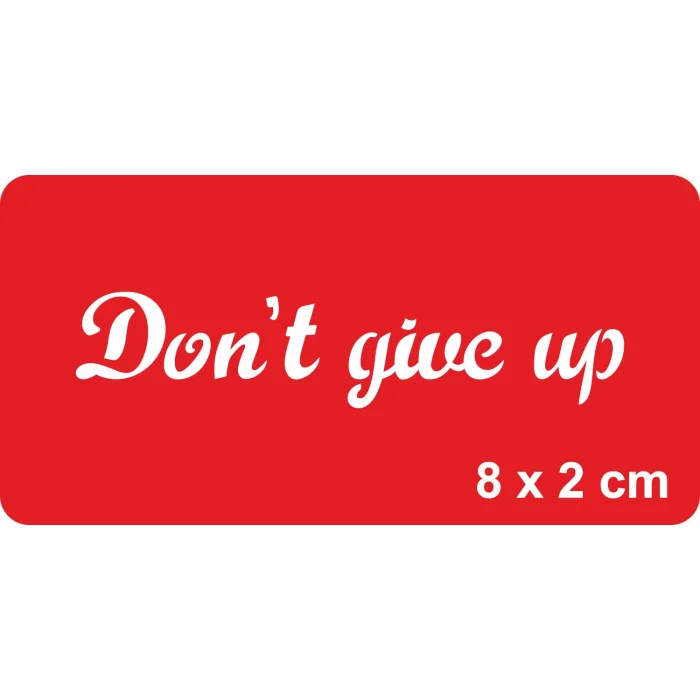 Vazgeçme!El Yazısı Font Tattoo Geçici Dövme Şablonları Kına Kalıpları