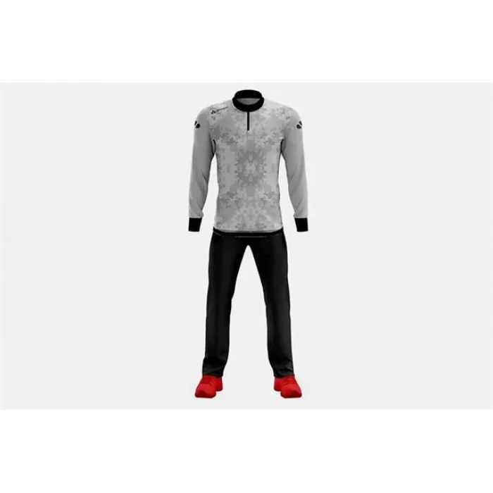 Supertrend BDAE-02 Dijital Baskılı Yarım Fermuar Antrenman Eşofman Takımı