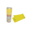 Pilates Bandı Orta Sert 140 x 15 cm Egzersiz Direnç Lastiği Sarı