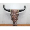Ahşap Duvara Asmalı Bufalo Kafası Galıleo-7