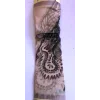 Çift Kol Giyilebilir Dövme Sarmal Desenler Tattoo Sleeve