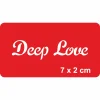 Derin Aşk El Yazısı Font Tattoo Geçici Dövme Şablonları Kına Kalıpları