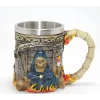 Grim Reaper Azrail Kabartmalı 3D Tasarım Çelik Kupa Bardak SPR4368