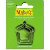 Makins Clay Polimer Kil Kesme Kalıbı 3 Parça Kek