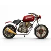 Motosiklet Tasarımlı Metal Duvar Saati TKN5791